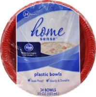 Kroger® ® Red Plastic Bowls Perspective: Main