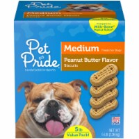 Pet Pride® Peanut Butter Flavored MediumBiscuits Dog Treats Value Pack Perspective: Main
