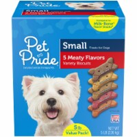 Pet Pride™ Meaty Flavor Small Biscuits Dog Treats Variety Value Pack Perspective: Main