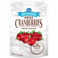 Kroger® Reduced Sugar Sweetened Dried Cranberries Perspective: Main