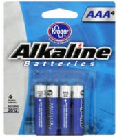 Kroger® Alkaline AAA Batteries - 4 Pack Perspective: Main