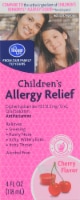 Kroger® Children's Diphenhydramine HCl Allergy Relief Cherry Flavor Liquid
