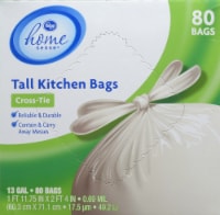 Kroger® Tall Cross-Tie 13 Gallon Kitchen Trash Bag Perspective: Main