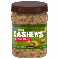 Kroger® Salted Whole Cashews Perspective: Main