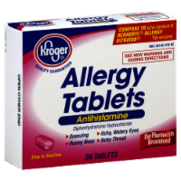 Kroger® Antihistamine Allergy Relief Tablets Perspective: Main
