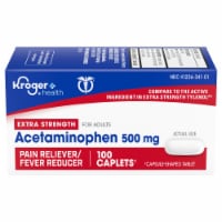 Kroger® Extra Strength Acetaminophen Pain Relief Caplets 500mg