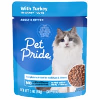 Pet Pride® Cuts with Turkey & Giblets in Gravy Wet Cat Food