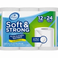 Kroger® Soft & Strong Toilet Paper Double Roll Perspective: Main