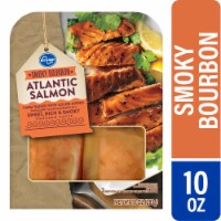 Kroger® Farm Raised Atlantic Salmon Fillets Frozen Smoky Bourbon Perspective: Main