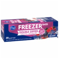 Smart Sense Reclosable Freezer Bags, Quart Size 20ct