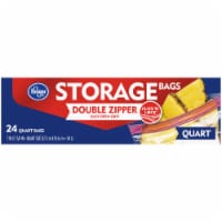 Kroger® Double Zipper Quart Storage Bags