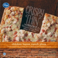 Kroger® Chicken Bacon Ranch Crispy Thin Crust Frozen Pizza Perspective: Main