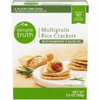 Simple Truth™ Rosemary & Olive Oil Multigrain Rice Crackers Perspective: Main