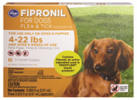 Kroger® Fipronil Squeeze On Flea & Tick for Dogs Perspective: Main