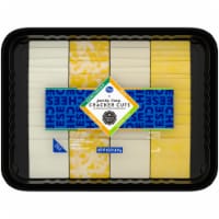 Kroger® Sharp Cheddar Swiss Colby Jack Pepper Jack Party Tray Cracker Cuts