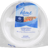 Kroger® 10.25-Inch Compartment Foam Plates Perspective: Main