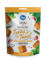 Kroger® Jumbo Garlic & Butter Flavored Texas Toast Croutons Perspective: Main