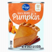 Kroger® 100% Pure Canned Pumpkin Puree Perspective: Main