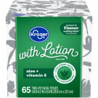 Kroger® White Unscented Facial Tissues With Lotion
