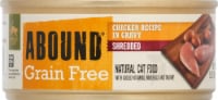 ABOUND® Grain Free Shredded Chicken Recipe in Gravy Natural Wet Cat Food Perspective: Main