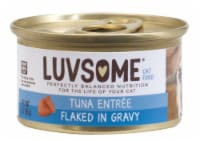 Luvsome Tuna Entree Flaked in Gravy Wet Cat Food 3 oz Jay C