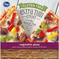 Kroger® Vegetable Gluten Free Extra Thin Crust Frozen Pizza Perspective: Main