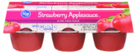 Kroger® Strawberry Applesauce Bowls Perspective: Main