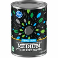 Kroger® Reduced Sodium Medium Pitted Ripe Olives