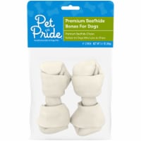 Pet Pride® Premium Beefhide 4-Inch Bones for Dogs