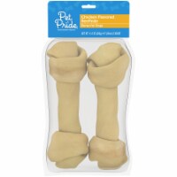 Pet Pride® Chicken Flavored Beefhide Dog Bones
