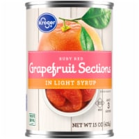 Kroger® Canned Ruby Red Grapefruit Sections in Light Syrup