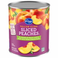 Kroger® Yellow Cling Sliced Peaches in 100% Fruit Juice