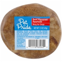 Pet Pride® Beef Flavored Rawhide Ring for Dogs Perspective: Main