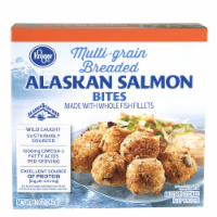 Kroger® Multi-Grain Breaded Alaskan Salmon Bites Perspective: Main