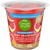Simple Truth™ No Sugar Added Ruby Grapefruit Fruit Cup Perspective: Main