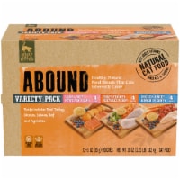 Abound Adult Cat & Kitten Natural Wet Cat Food Pouches Variety Pack
