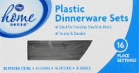 Kroger® 16 Place Settings Plastic Dinnerware Set Perspective: Main