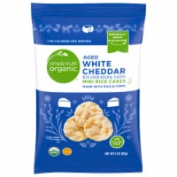 Simple Truth Organic™ Aged White Cheddar Mini Rice Cakes Perspective: Main