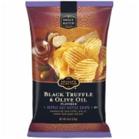 Private Selection® Black Truffle & Olive Oil Ripple-Cut Kettle Chips Perspective: Main
