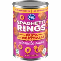 Kroger® Spaghetti Rings Pasta with Meatballs Perspective: Main