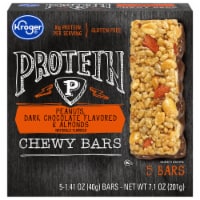 Kroger® Peanuts Dark Chocolate Flavored & Almonds Protein Chewy Bars