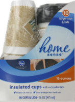 Kroger® 16-Ounce Insulated Cups & Lids Perspective: front