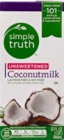 Simple Truth® Dairy Free Shelf Stable Unsweetened Plain Coconut Milk Quart Perspective: Main