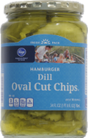 Kroger®  Hamburger Dill Oval Cut Pickle Chips Perspective: Main