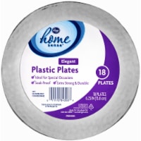 Kroger® Clear 6.25-Inch Snack Plates Perspective: Main