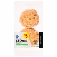 Kroger® Farm Raised Hatch Chile and Cheddar Atlantic Salmon Burgers Perspective: Main
