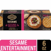 Private Selection® Sesame Entertainment Wheat Crackers Perspective: Main