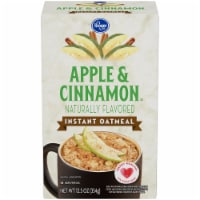 Kroger® Apples & Cinnamon Instant Oatmeal Perspective: Main