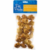 Pet Pride® Beefhide Chicken Flavor Basted Mini Bones for Dogs Perspective: Main
