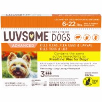 Luvsome Dog and Puppy Advanced Flea Tick Applicators 3 ct 0.02 fl oz Fry s Food Stores